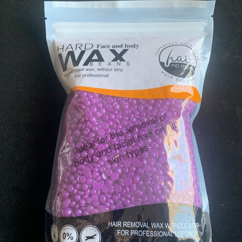 Large Bag- 500g Hard Wax Beans- Purple